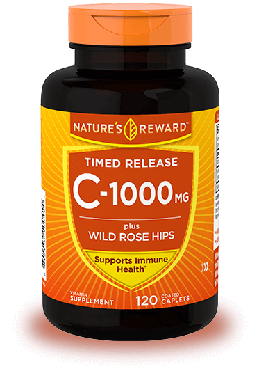 Timed Release Vitamin C 1000 mg plus Wild Rose Hips