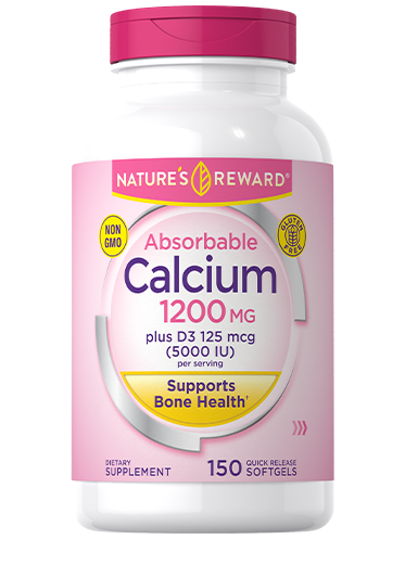 Calcium 1200 mg plus D3 5000 IU