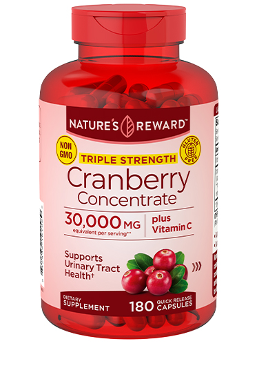 Triple Strength Cranberry 30,000 mg plus Vitamin C